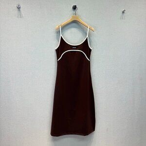 Miu Miu Brown Slip Dress
